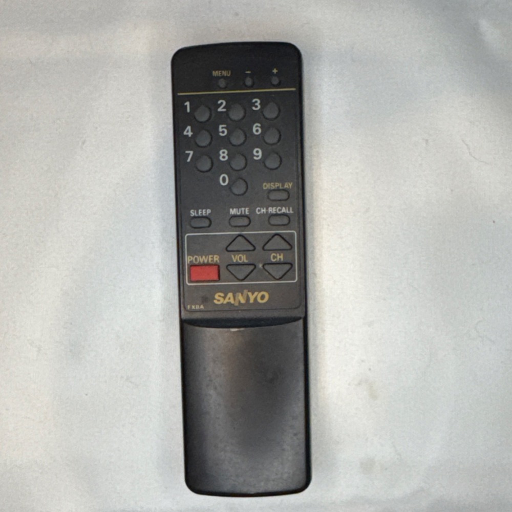 SANYO FXBA‎ Wireless TV Remote Control for SANYO Black, 10m+ Range, MPN FXBA
